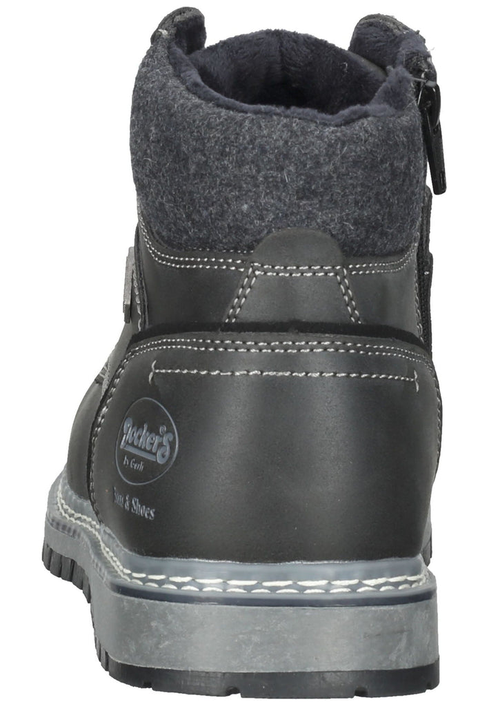 Dockers Stiefelette Lederimitat Schwarz