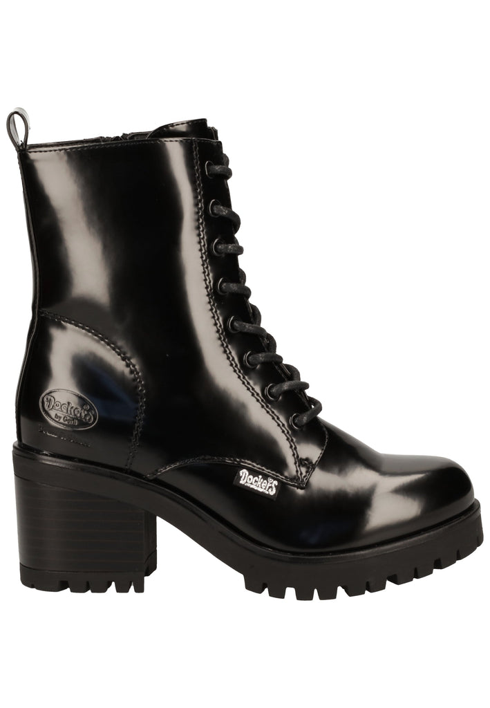 Dockers Stiefelette Lederimitat Schwarz