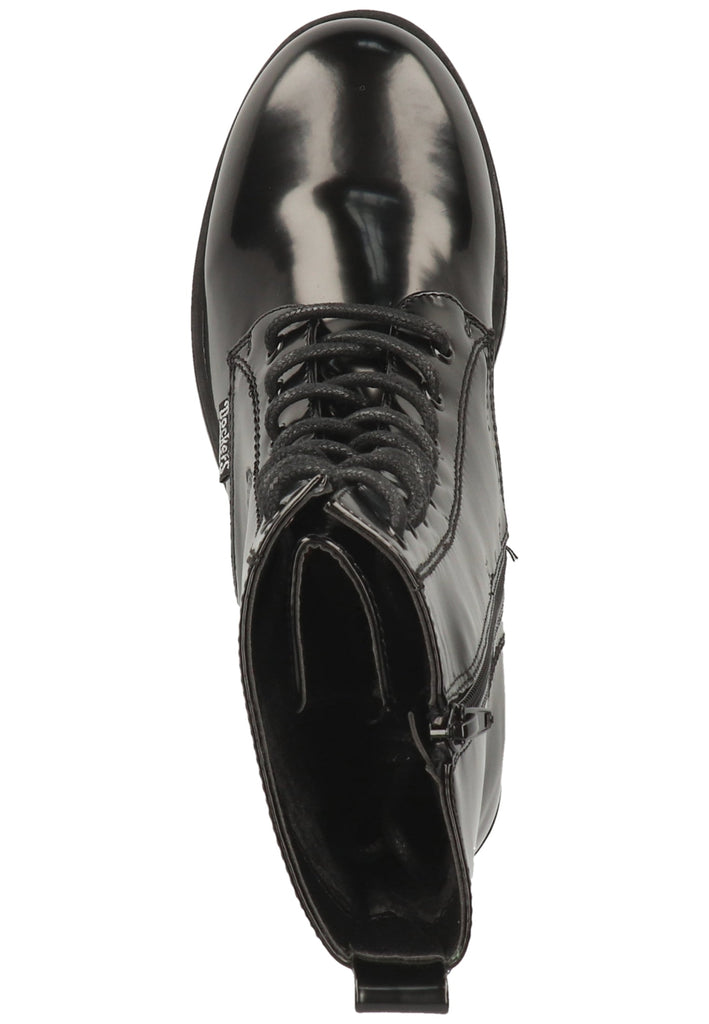 Dockers Stiefelette Lederimitat Schwarz