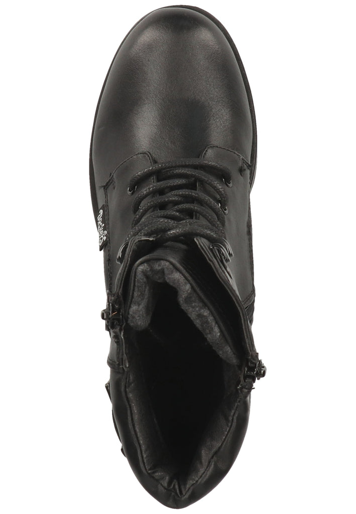 Dockers Stiefelette Lederimitat Schwarz