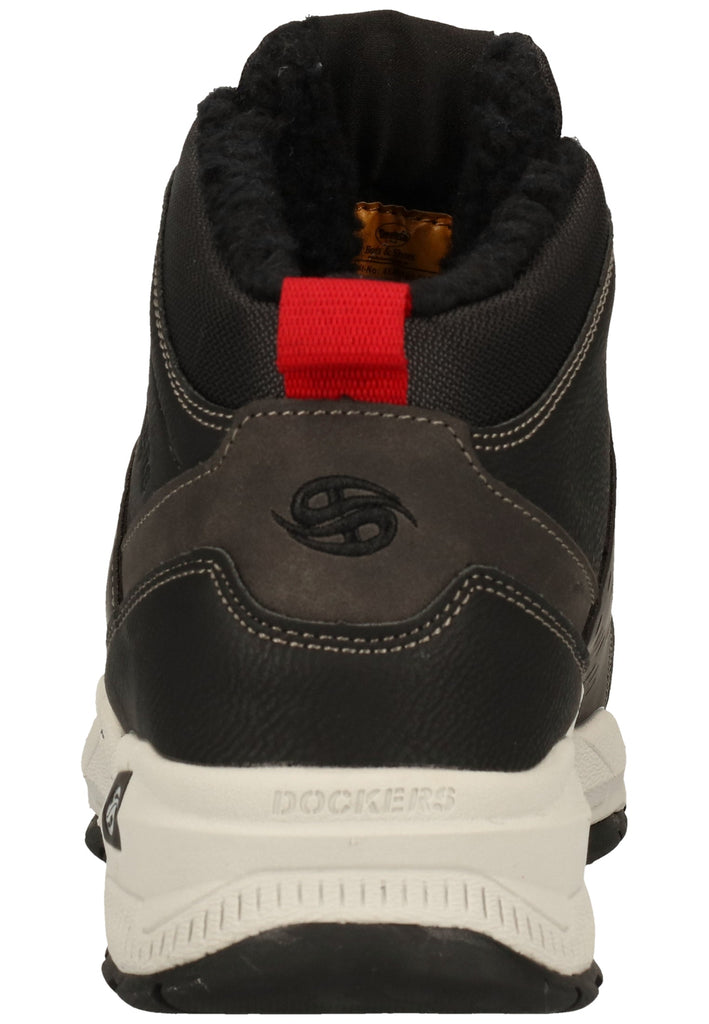 Dockers Stiefelette Lederimitat Schwarz