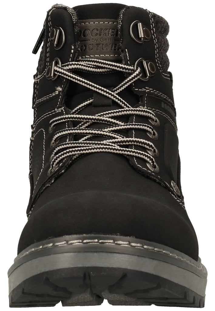 Dockers Stiefelette Lederimitat Schwarz