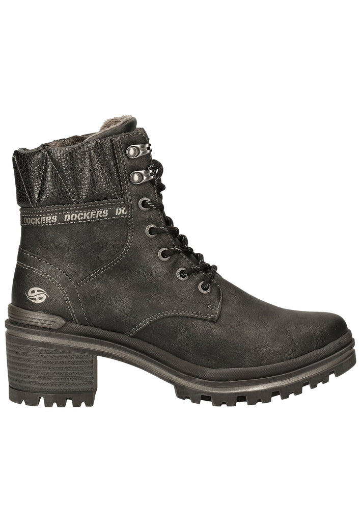 Dockers Stiefelette Lederimitat Schwarz