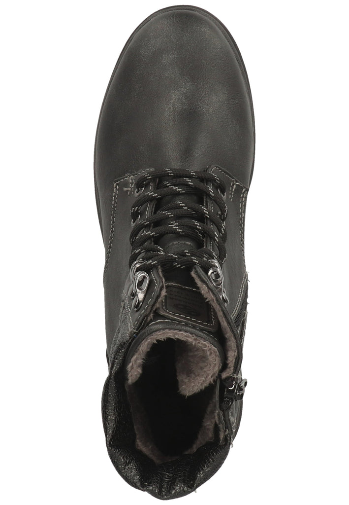 Dockers Stiefelette Lederimitat Schwarz