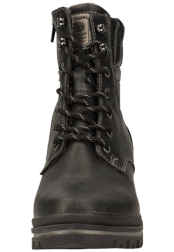 Dockers Stiefelette Lederimitat Schwarz