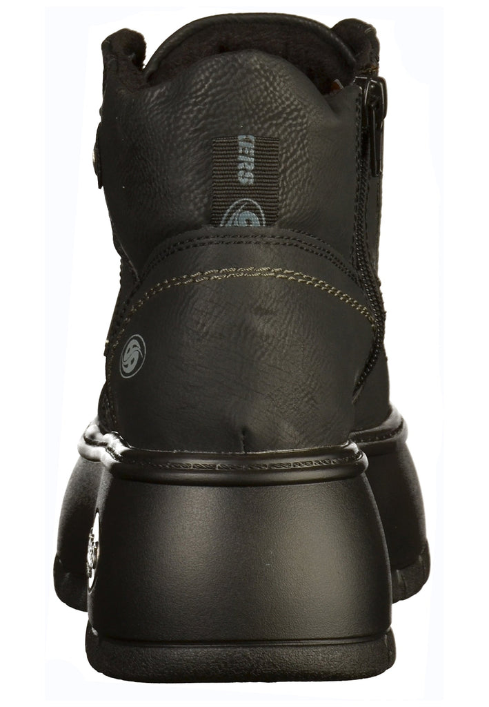 Dockers Stiefelette Lederimitat Schwarz