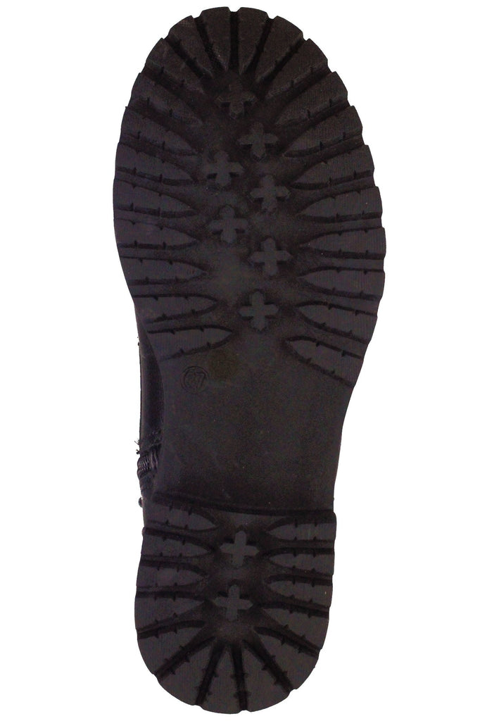 Dockers Stiefelette Lederimitat Schwarz/Grau