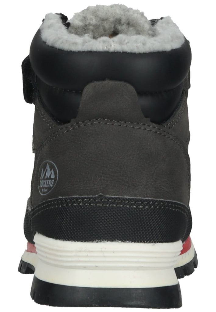 Dockers Stiefelette Lederimitat Schwarz Warmfutter