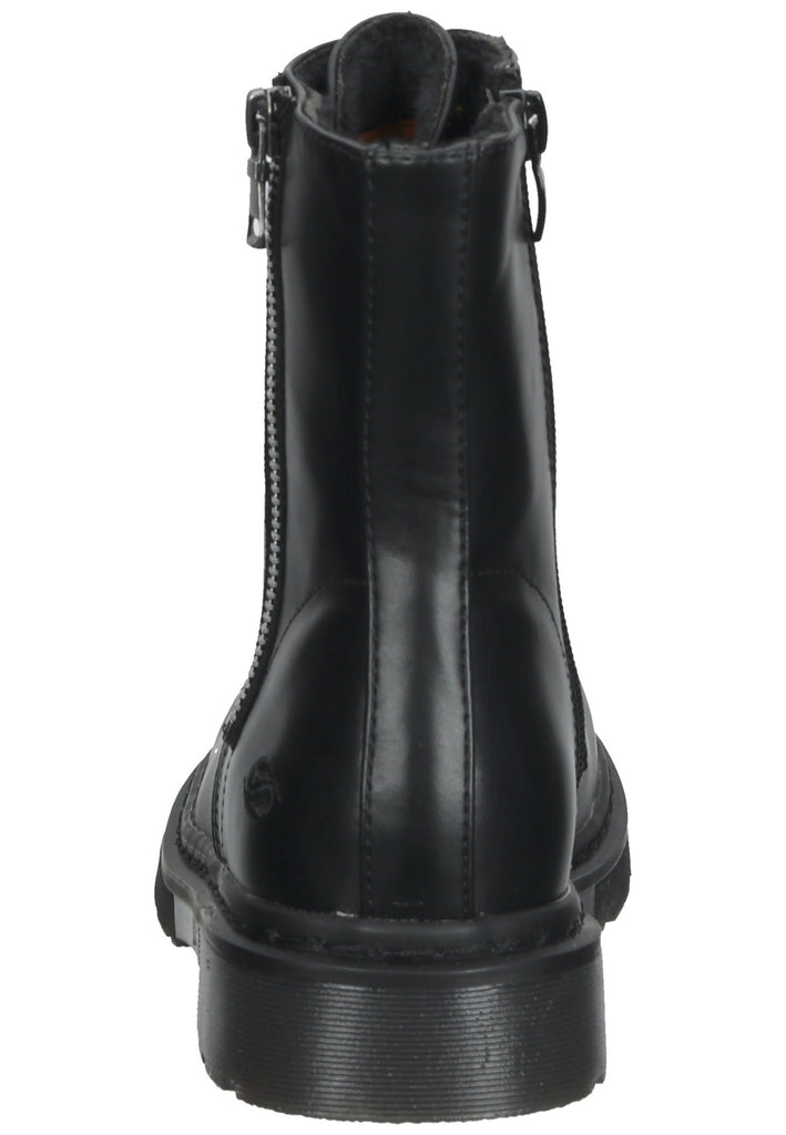 Dockers Stiefelette Lederimitat Schwarz Warmfutter