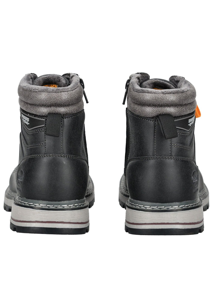 Dockers Stiefelette Lederimitat Schwarz Warmfutter