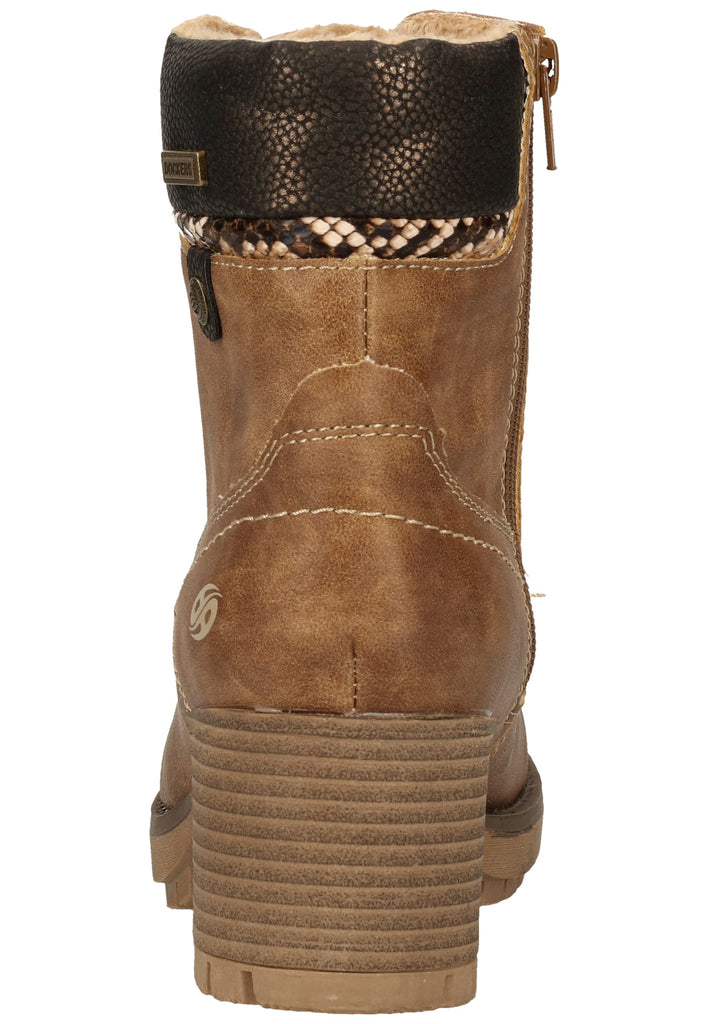Dockers Stiefelette Lederimitat Tan Warmfutter