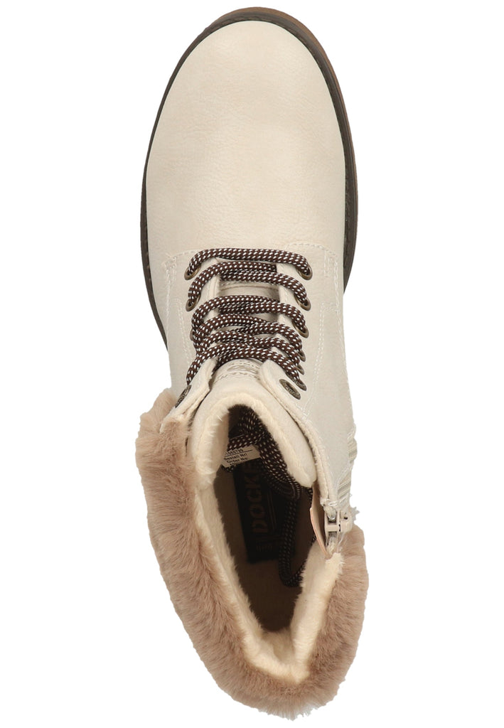 Dockers Stiefelette Lederimitat/Textil Ice Warmfutter
