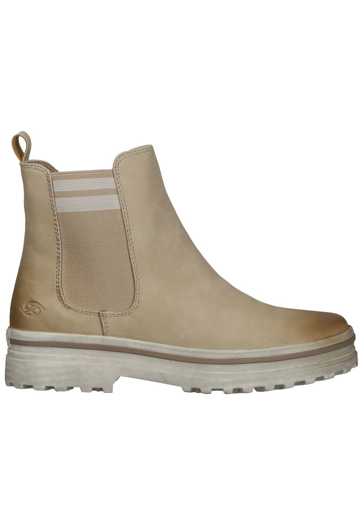 Dockers Stiefelette Lederimitat/Textil Sand