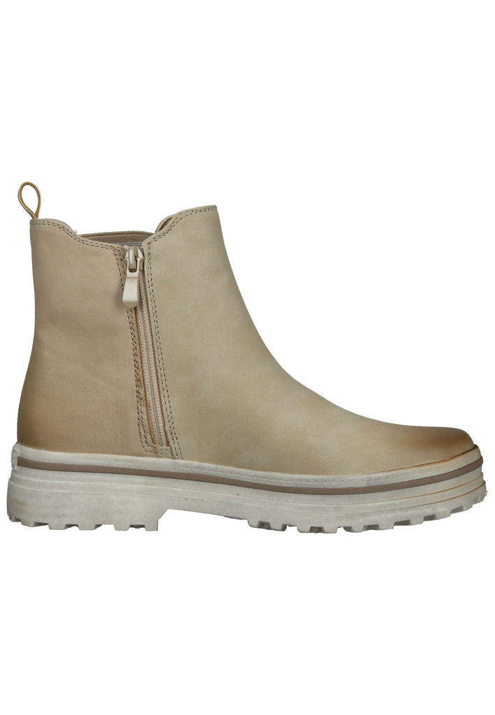 Dockers Stiefelette Lederimitat/Textil Sand