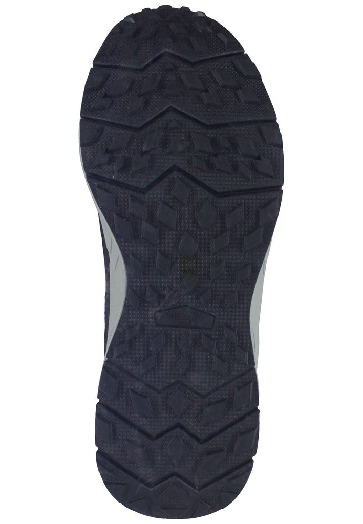 Dockers Stiefelette Lederimitat/Textil Schwarz/grau