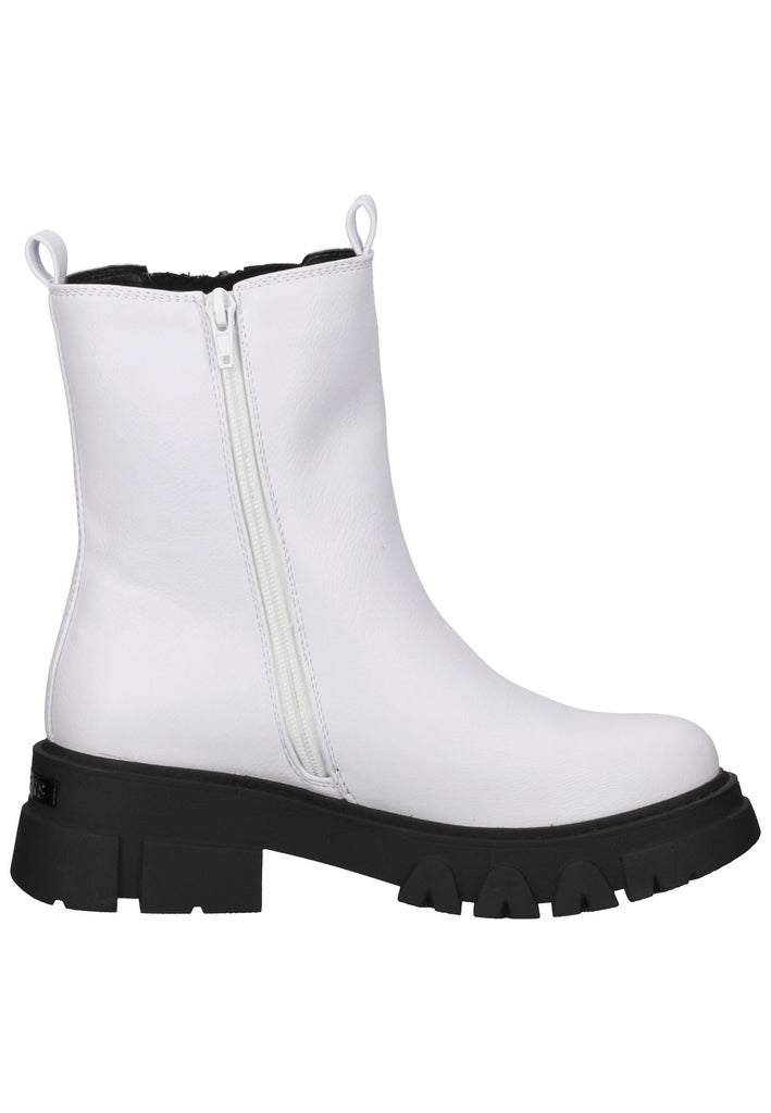 Dockers Stiefelette Lederimitat Weiß