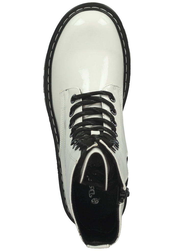 Dockers Stiefelette Lederimitat Weiß