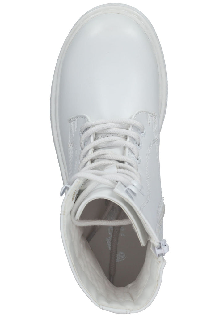 Dockers Stiefelette Lederimitat Weiß