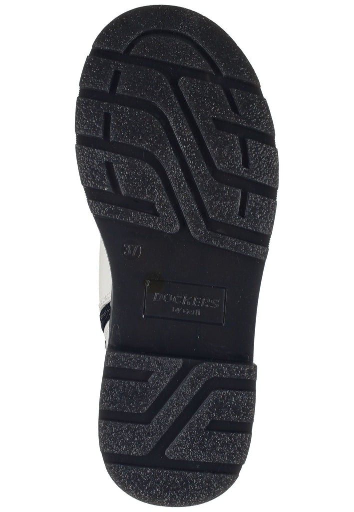 Dockers Stiefelette Lederimitat Weiß/Schwarz
