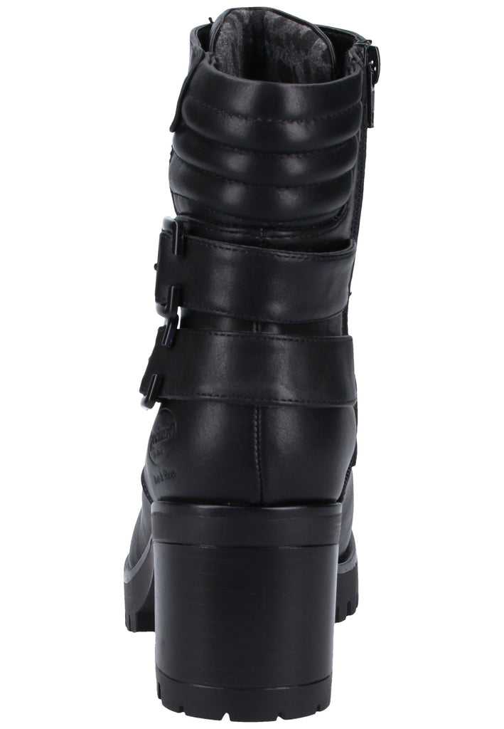Dockers Stiefelette Nappaleder Schwarz
