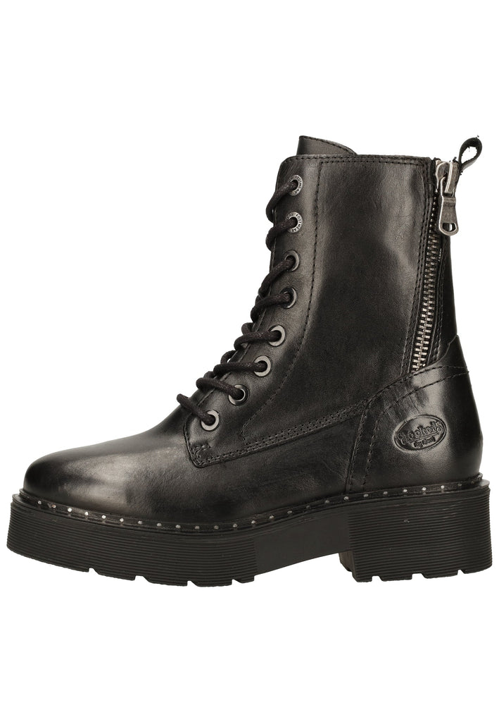 Dockers Stiefelette Nappaleder Schwarz