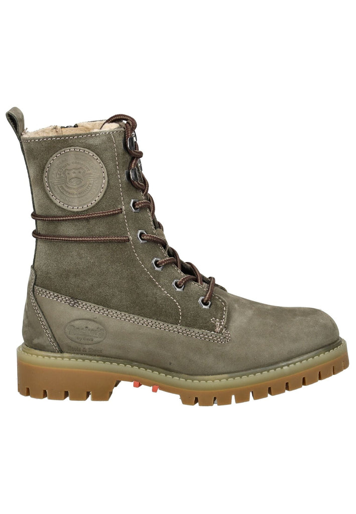Dockers Stiefelette Nubukleder Khaki Warmfutter