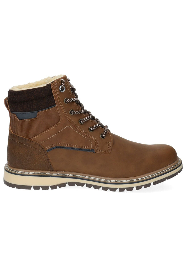 Dockers Stiefelette PU Cognac Warmfutter
