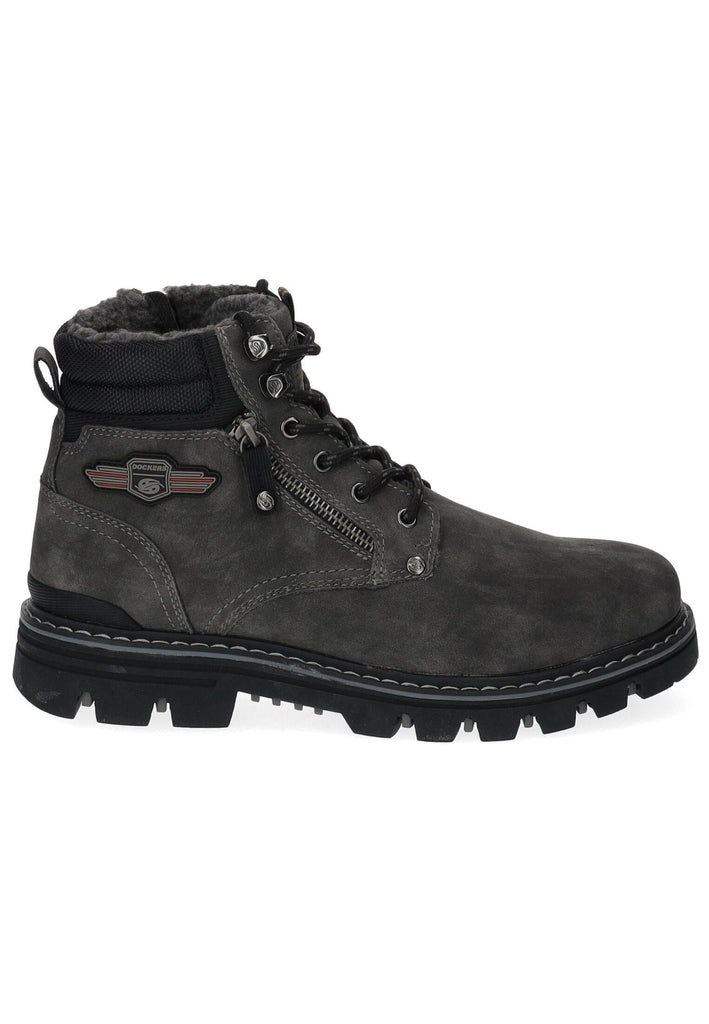 Dockers Stiefelette PU Dunkelgrau Warmfutter