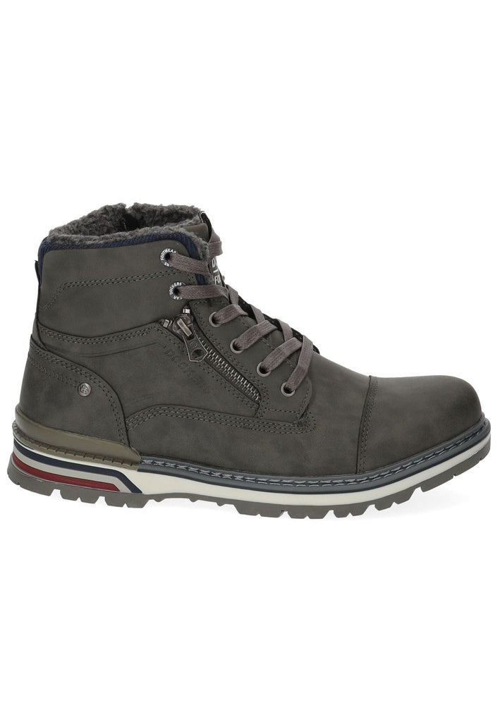 Dockers Stiefelette PU Dunkelgrau Warmfutter