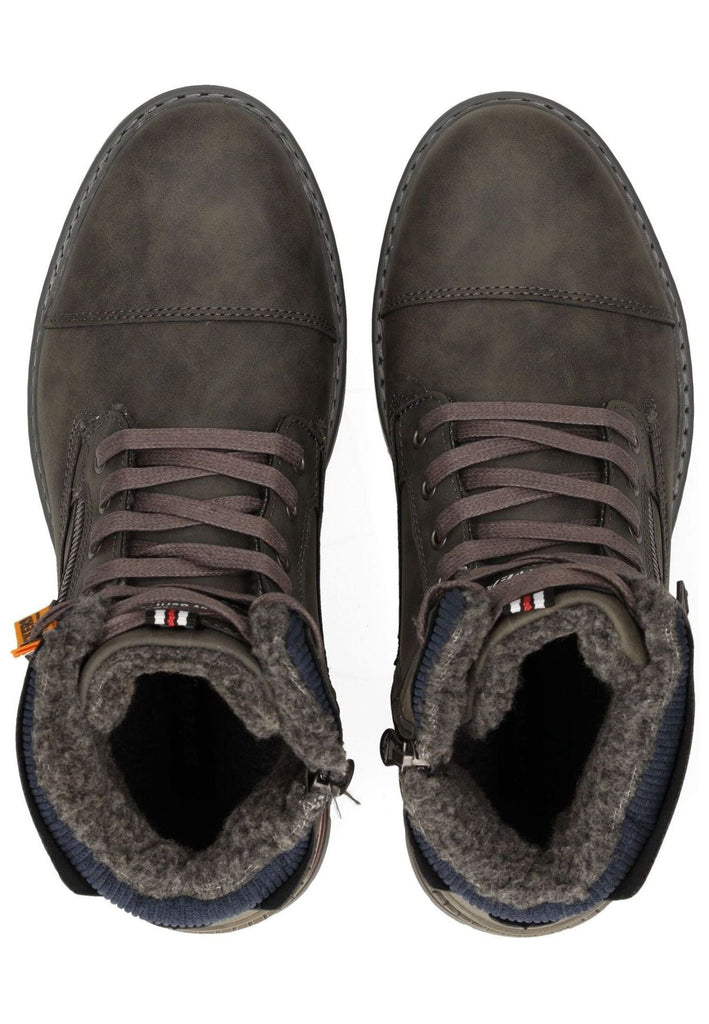 Dockers Stiefelette PU Dunkelgrau Warmfutter
