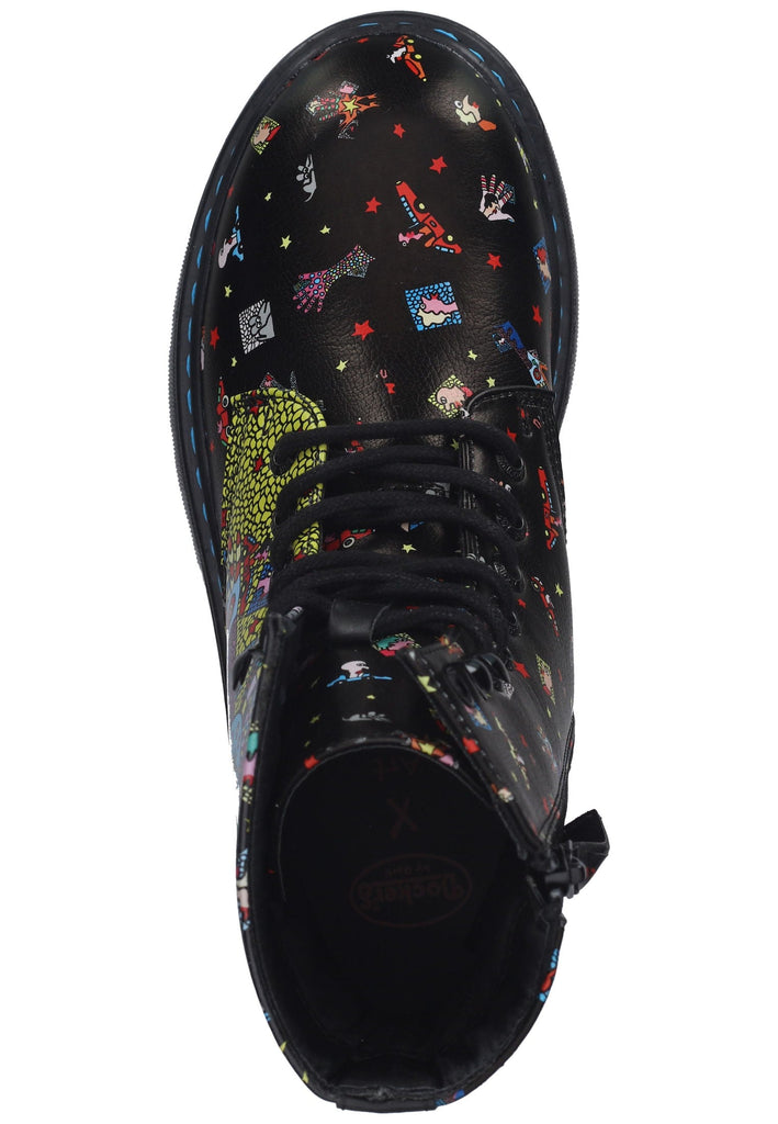 Dockers Stiefelette PU Schwarz/Dunkelblau