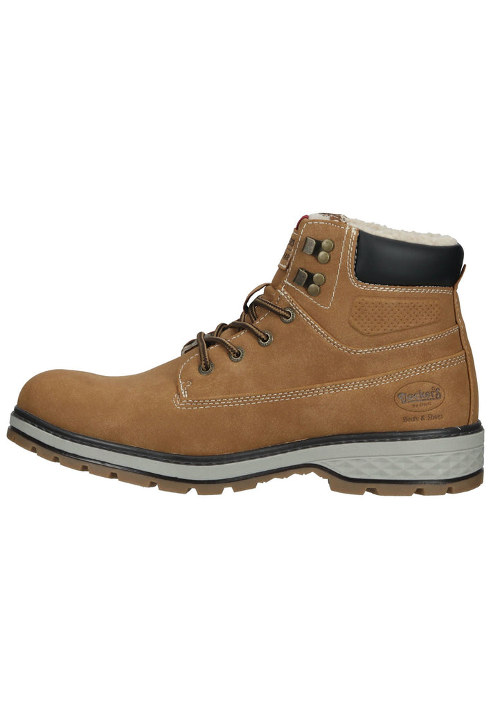 Dockers Stiefelette Synthetik Hellbraun Warmfutter