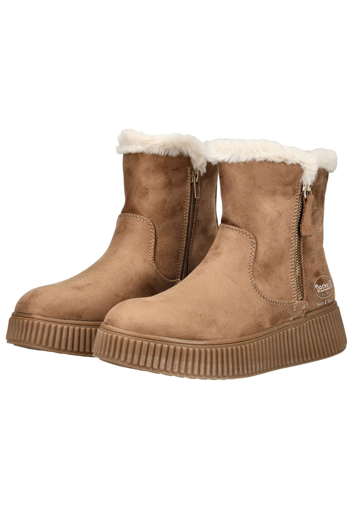Dockers Stiefelette Textil Beige Warmfutter