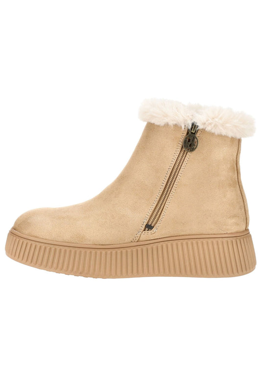Dockers Stiefelette Textil Beige Warmfutter