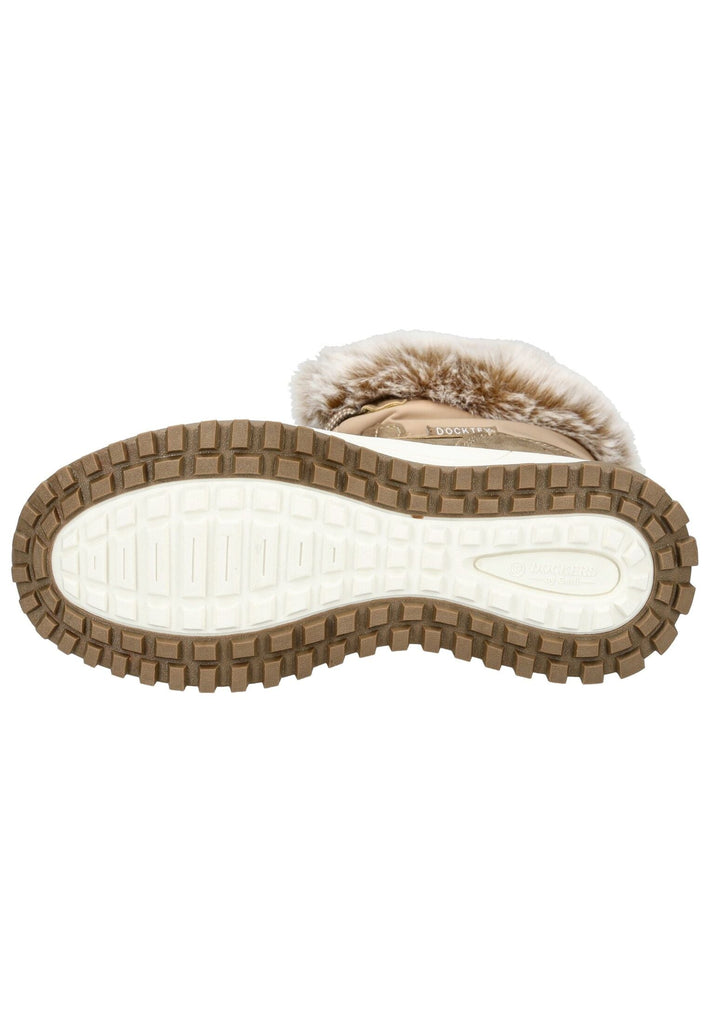 Dockers Stiefelette Textil Mittelbraun Warmfutter