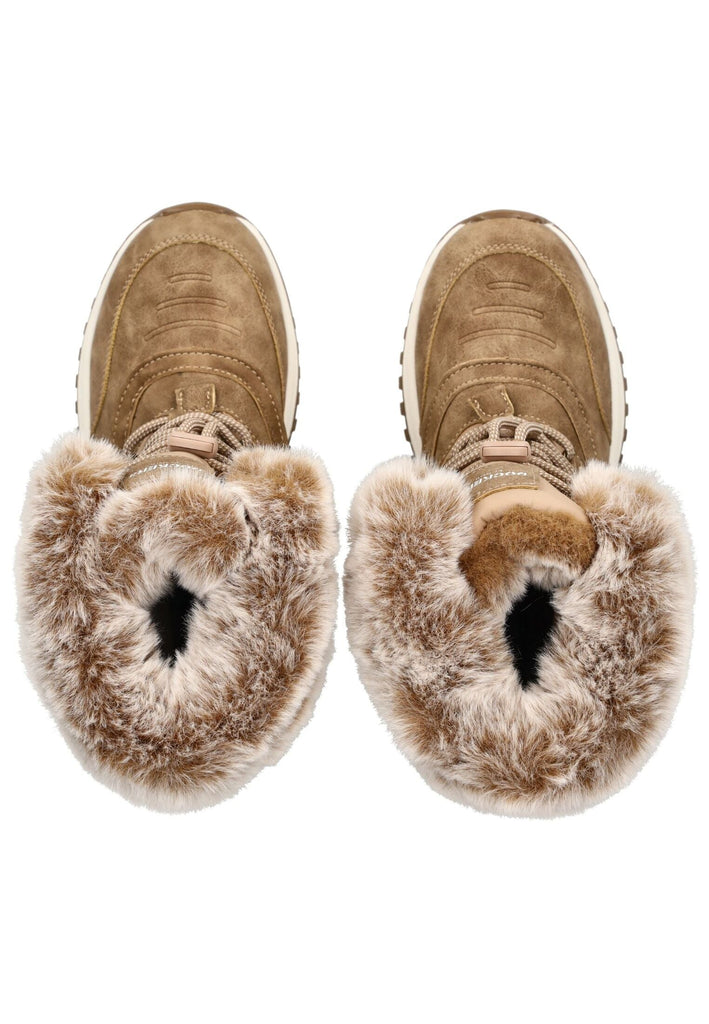 Dockers Stiefelette Textil Mittelbraun Warmfutter