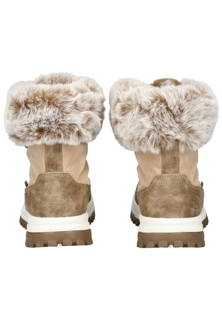 Dockers Stiefelette Textil Mittelbraun Warmfutter