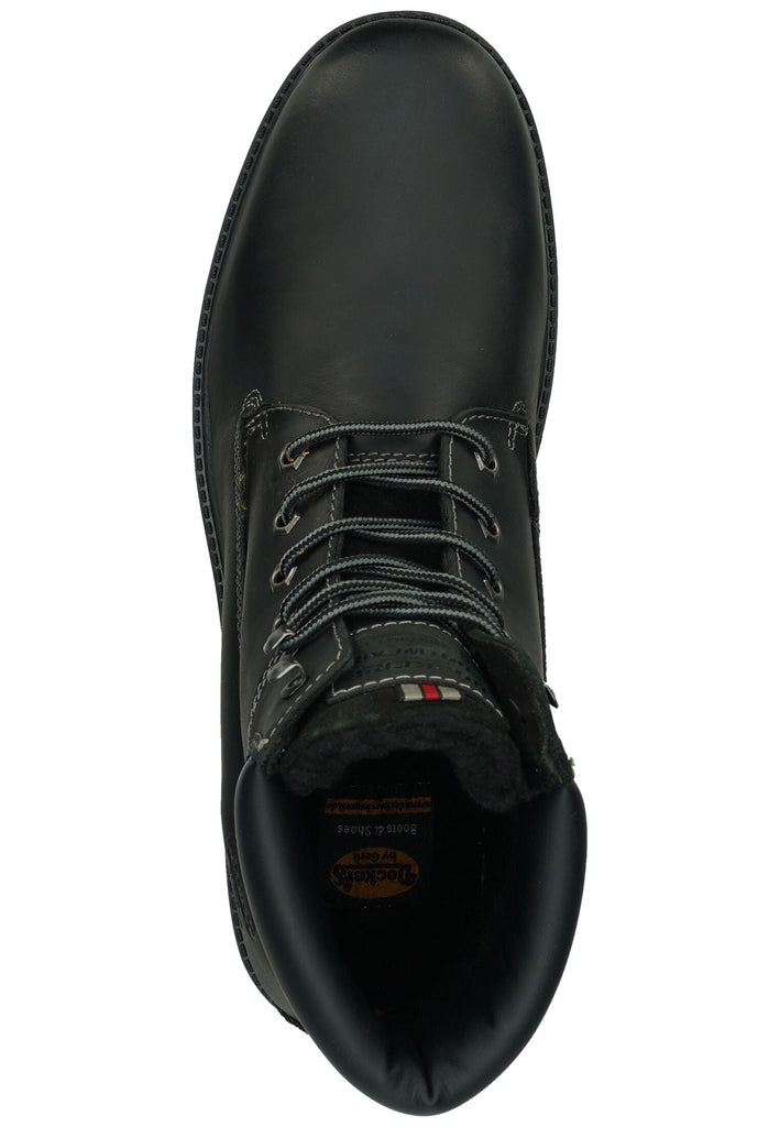 Dockers Stiefelette Textil Schwarz Warmfutter