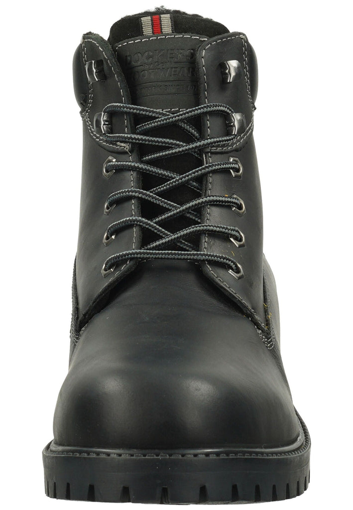 Dockers Stiefelette Textil Schwarz Warmfutter