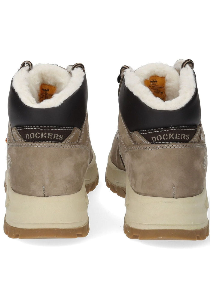 Dockers Stiefelette Textil Taupe Warmfutter