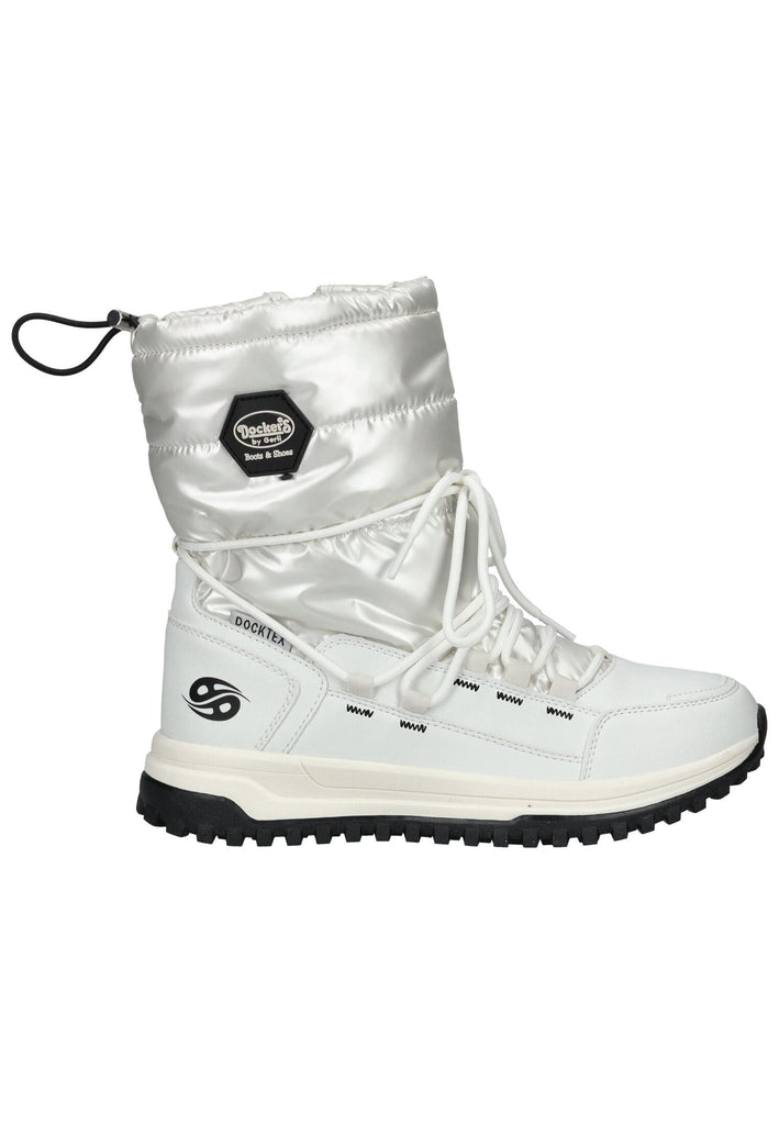 Dockers Stiefelette Textil Weiß Warmfutter