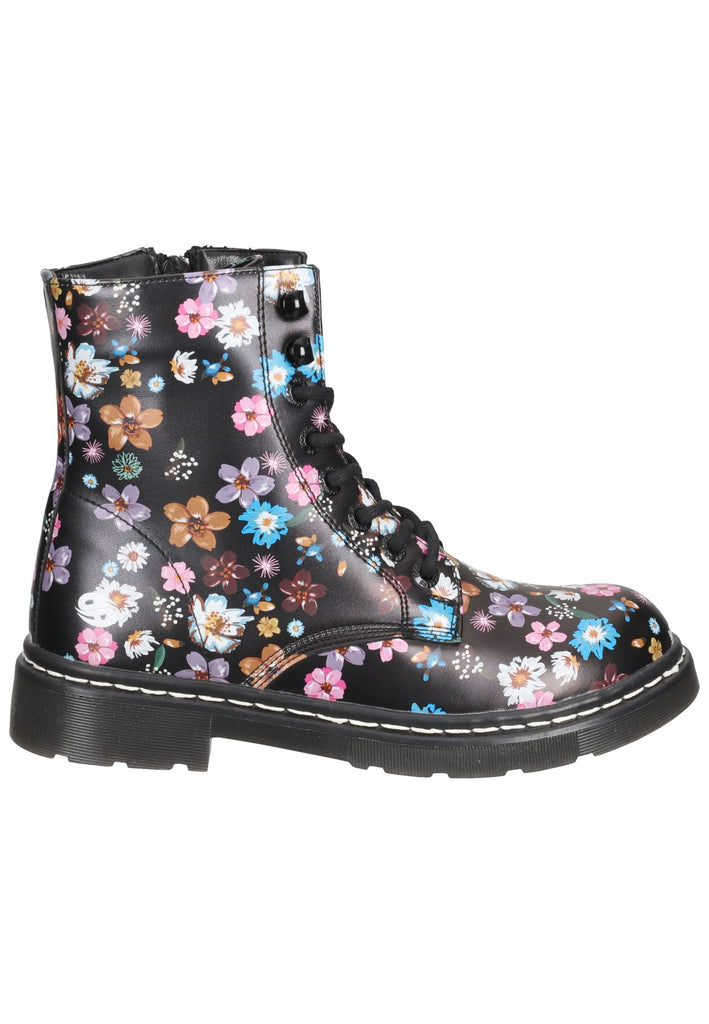 Stiefeletten Dockers Stiefelette Lederimitat Schwarz/Orange