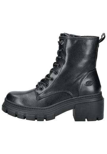 Stiefeletten Dockers Stiefelette Lederimitat Schwarz Warmfutter