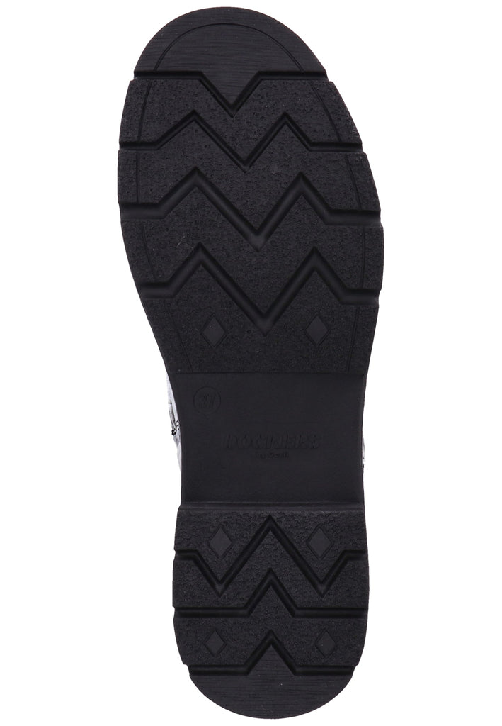 Stiefeletten Dockers Stiefelette Lederimitat Weiß/Schwarz Warmfutter