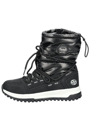 Stiefeletten Dockers Stiefelette Nylon Schwarz Warmfutter