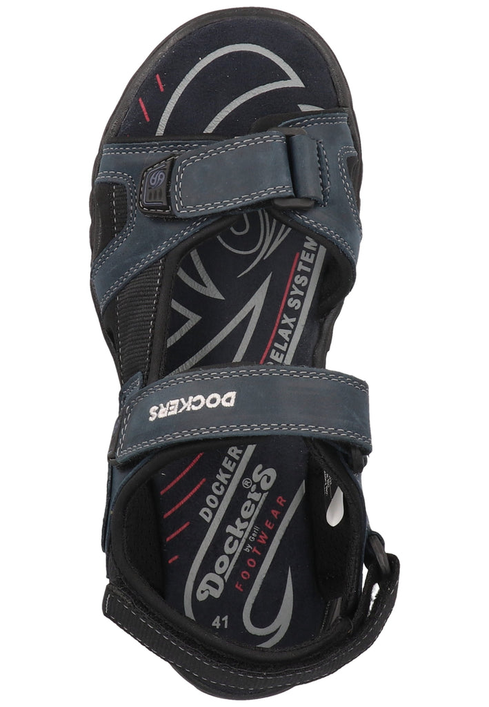 Dockers Wanderschuhe Leder/Textil Blau