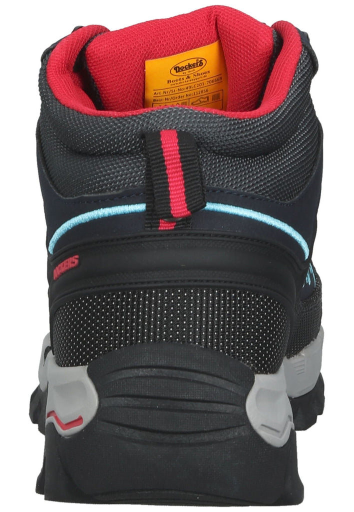 Dockers Wanderschuhe Lederimitat Navy/Rot