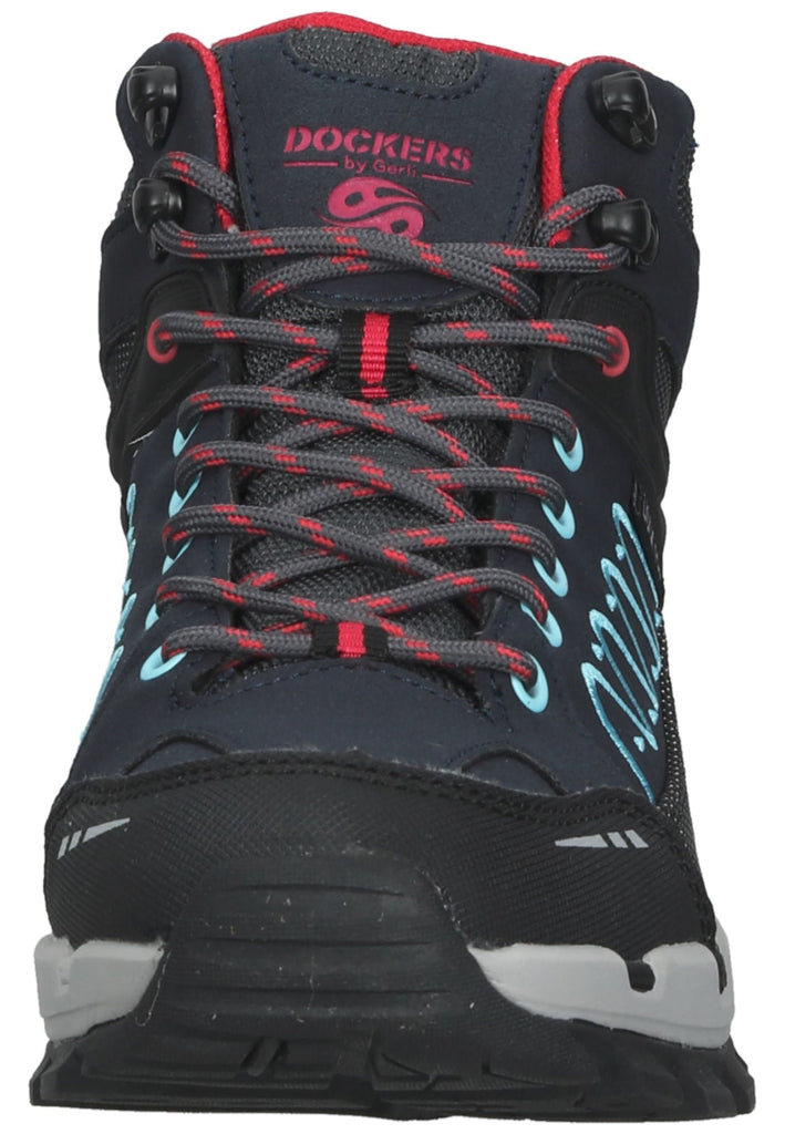 Dockers Wanderschuhe Lederimitat Navy/Rot