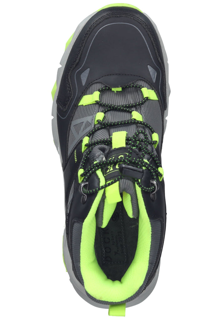 Dockers Wanderschuhe Lederimitat Schwarz/grau