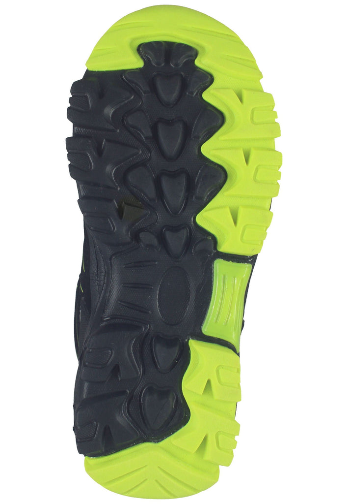 Dockers Wanderschuhe Lederimitat/Textil Schwarz/Gelb